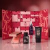 Glossybox Advent Calendar 2026 full-size beauty product line-up in front of the box