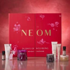 Neom Advent Calendar 2026 box with candles, balms and essential oils, luxury wellness advent calendar
