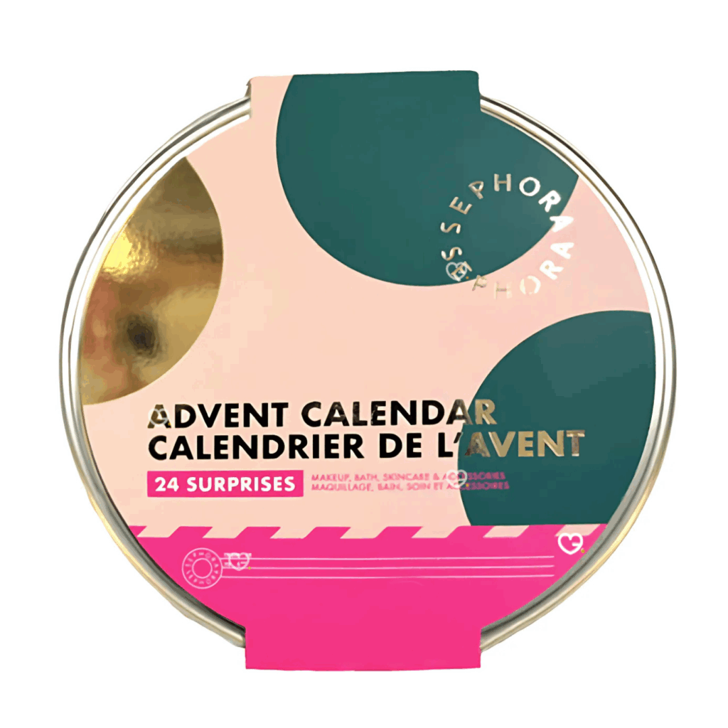 Sephora Collection Premium Advent Calendar 2025 with 24 beauty surprises in festive packaging, ideal for makeup and skincare lovers.