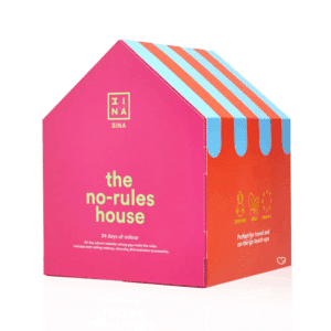 3INA Advent Calendar 2025 with 24 colourful mini makeup products and accessories, perfect for young beauty lovers seeking festive surprises.