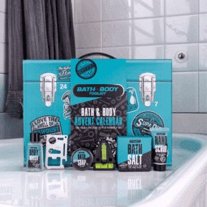 Accentra Men Style Advent Calendar 2025 with 24 men’s grooming and skincare gifts for face and body, ideal for festive self-care.