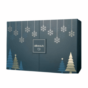 AllBeauty Advent Calendar 2025 with 12 festive days of luxury skincare, fragrances, and haircare minis, perfect for beauty lovers.