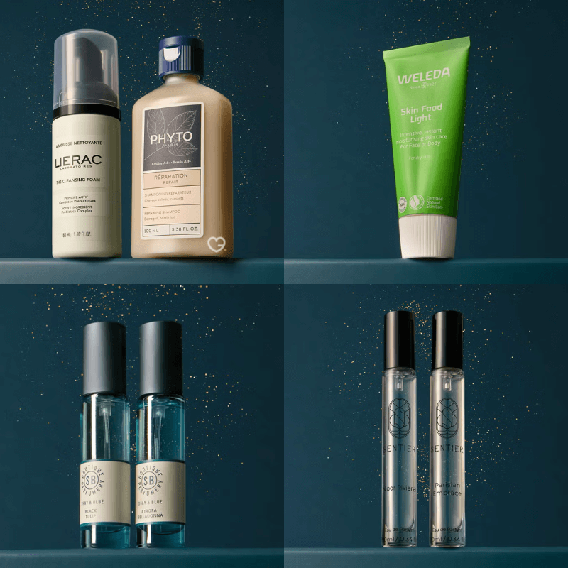 AllBeauty Advent Calendar 2025 with 12 festive days of luxury skincare, fragrances, and haircare minis, perfect for beauty lovers.