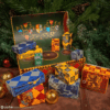 Harry Potter Deluxe Quiddtich Advent Calendar 2025 with 24 themed gifts like socks, keychain, and Golden Snitch items for collectors and fans.