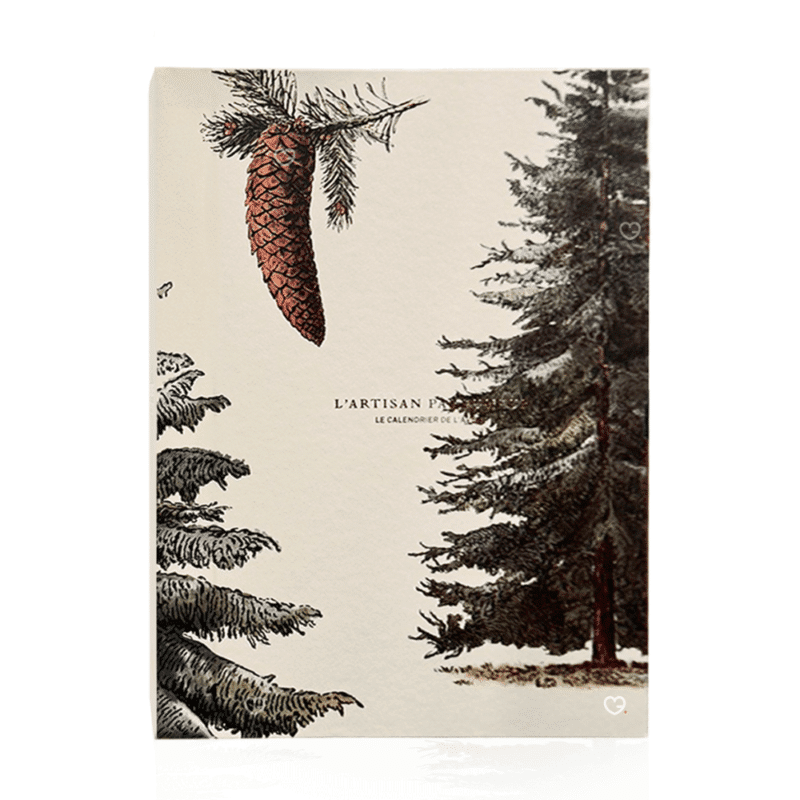 L'Artisan Parfumeur Advent Calendar 2025 with 24 perfumes, body care and home accessories in a festive box for luxury fragrance lovers.