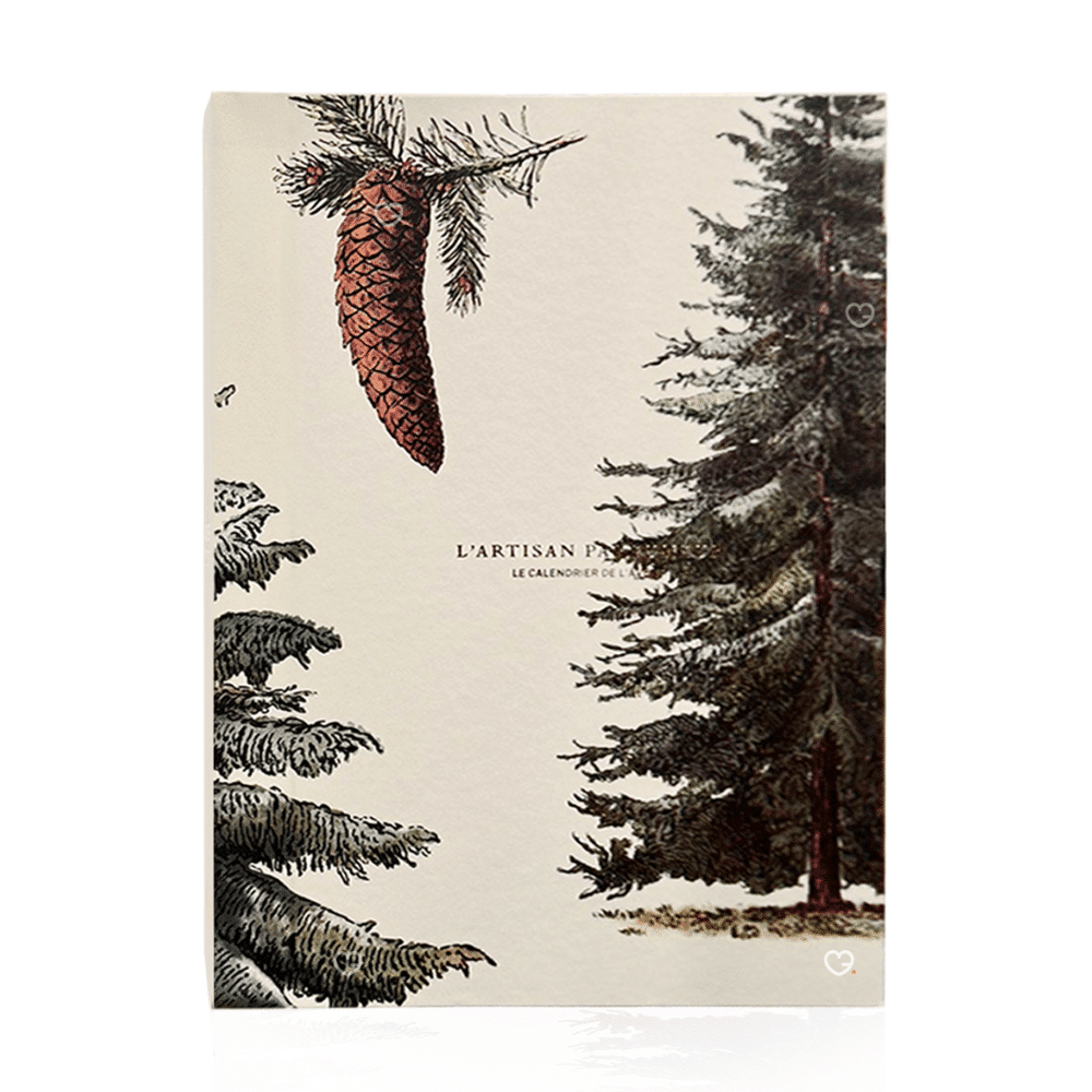 L'Artisan Parfumeur Advent Calendar 2025 with 24 perfumes, body care and home accessories in a festive box for luxury fragrance lovers.