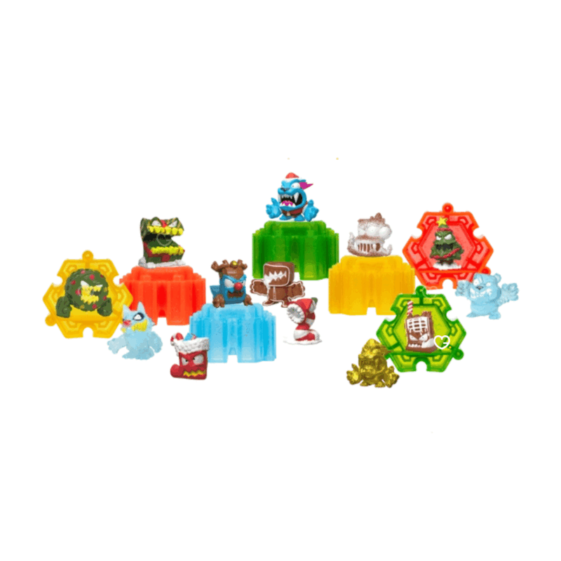 MrBeast Hyper Fusion Advent Calendar 2025 with 24 surprises including micro creatures, stickers and fusion caps, perfect for kids and collectors.