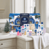 Nivea Advent Calendar 2025 with 24 festive skincare surprises including creams, lip care and beauty accessories for women.