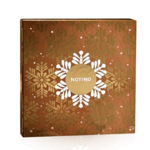 Notino Advent Calendar 2025 for women with 24 beauty treats—skincare, makeup, perfume, and hair care in elegant festive packaging.
