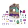 Polly Pocket Advent Calendar 2025 with 24 festive surprises, mini Polly figurine and gingerbread house playset for kids’ holiday fun.