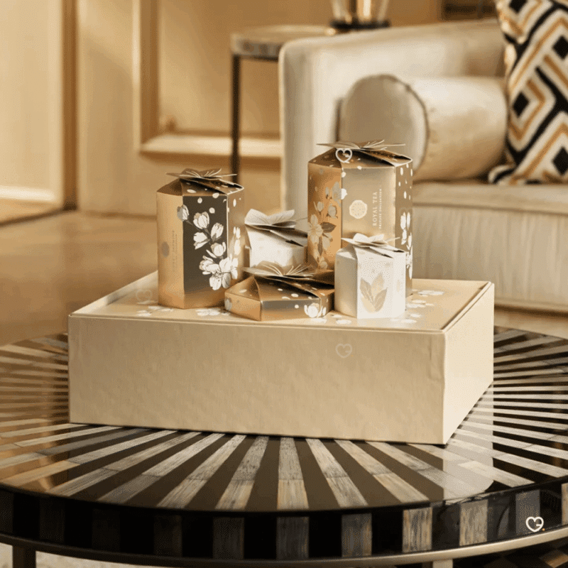 Rituals Premium Advent Calendar 2025 with 5 luxury beauty gifts—fragrance sticks, hand wash, candle, home perfume, and car air freshener, ideal for elegant gift-givers.