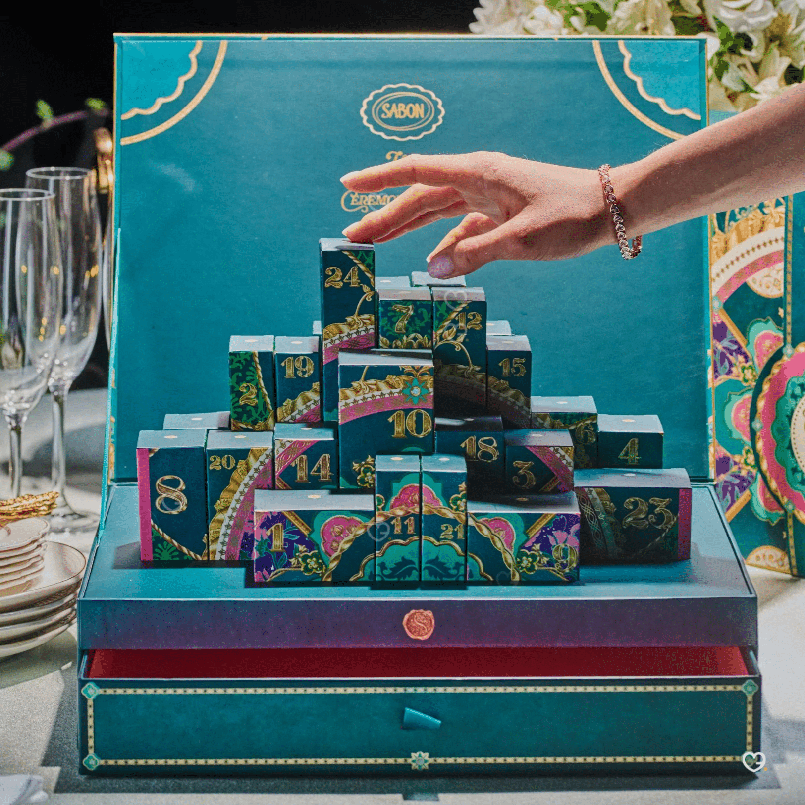 Sabon Advent Calendar 2025, 24 Beauty Treasures