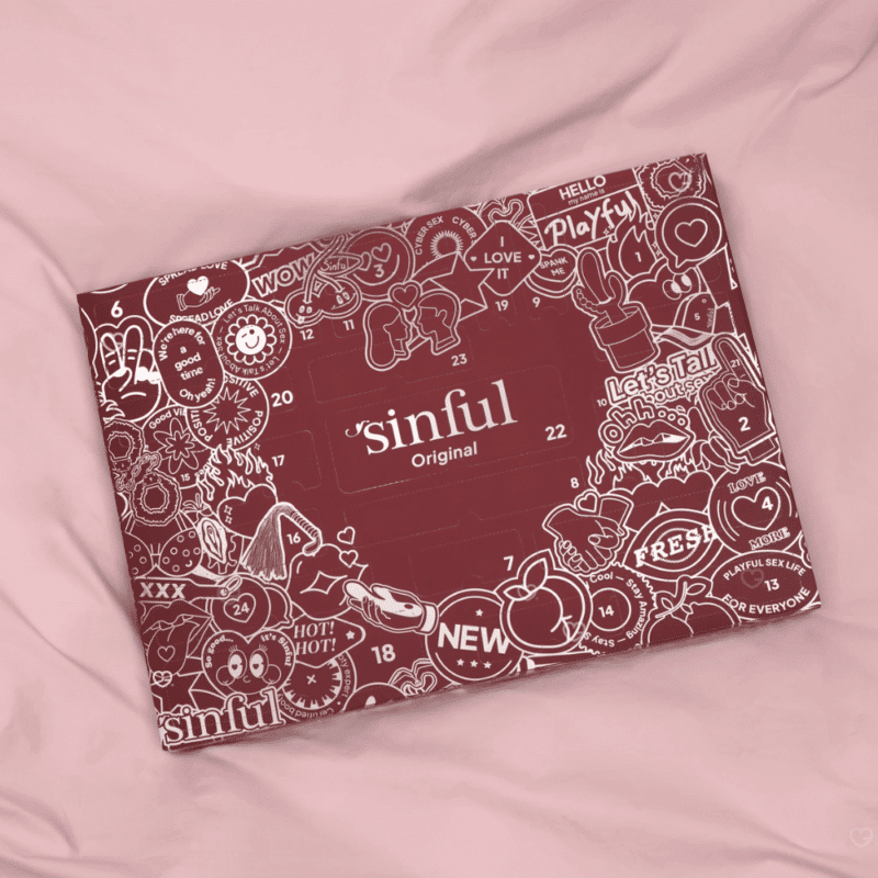 Sinful Original Advent Calendar 2025 with 24 erotic surprises, luxury sex toys and playful games for adventurous couples.