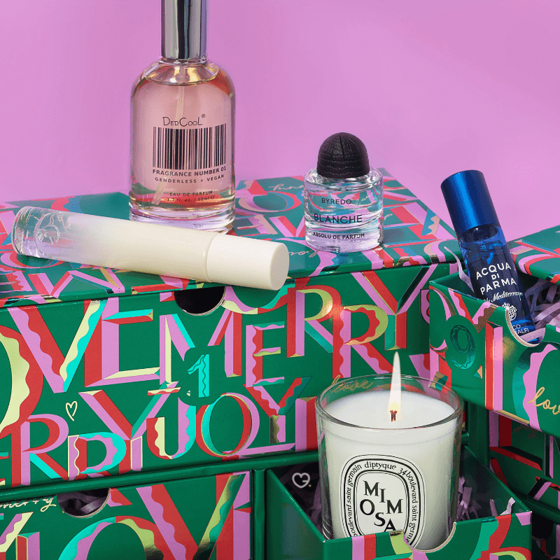 Space NK Fragrance Advent Calendar 2025 featuring 12 luxury perfumes and a Diptyque candle, perfect for fragrance lovers and gift buyers.
