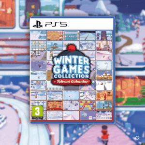 Winter Games Collection PS5 Advent Calendar 2025 featuring 25 festive mini-games and multiplayer challenges for adult PlayStation gamers.