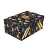 Diptyque Advent Calendar 2026 closed box, navy Enchanted Forest design with gold clasps.