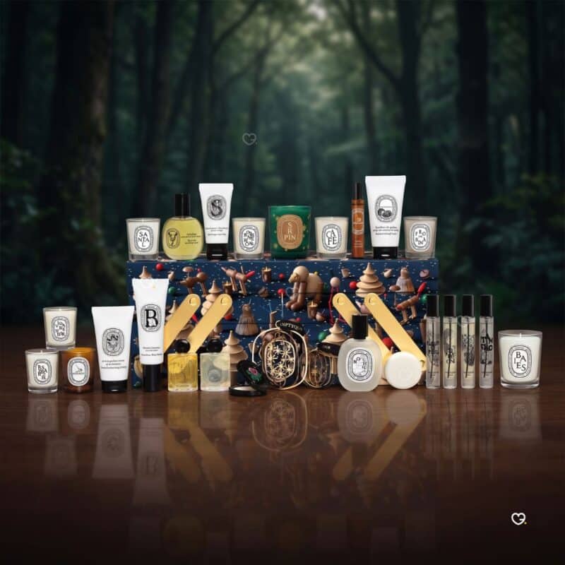 Diptyque perfume advent calendar 2026 full product line-up.