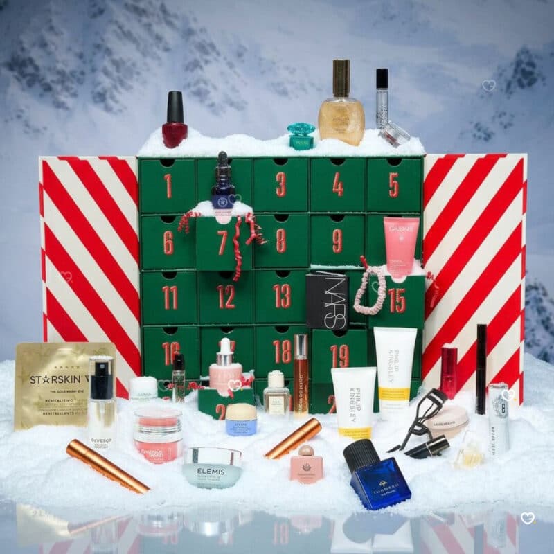 All 33 products of the Fenwick Beauty Advent Calendar 2026 laid out