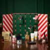 Fenwick Beauty Advent Calendar 2026 open with 25 doors and products displayed