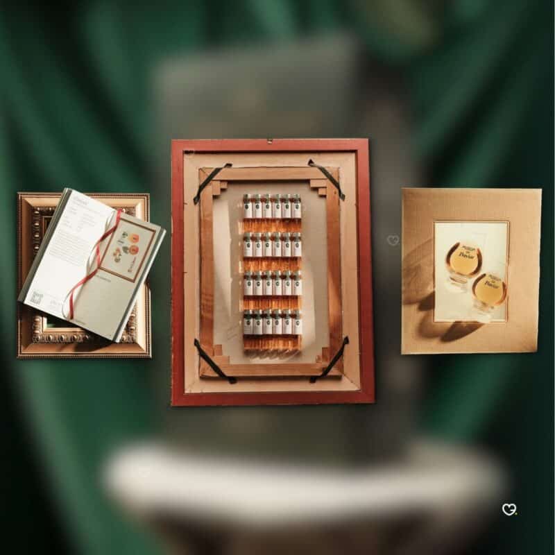 All 24 whisky samples from the Flaviar Advent Calendar 2026 shown as an exhibition