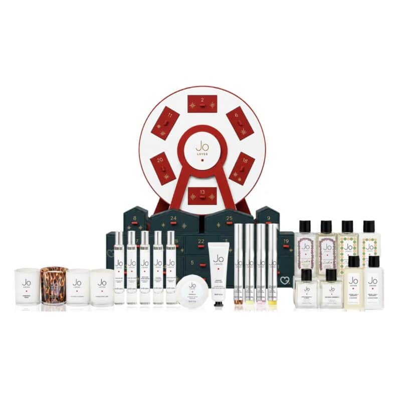 Jo Loves Advent Calendar 2026 contents, 24 products lined up