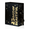 m&s Advent Calendar 2025 contains 25 beauty products and is presented in a black box illustrated by Bella Freud x Marks & Spencer