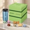 Nespresso x Swarovski advent calendar 2026 Vertuo box with travel mug, Vertuo capsules and cantuccini