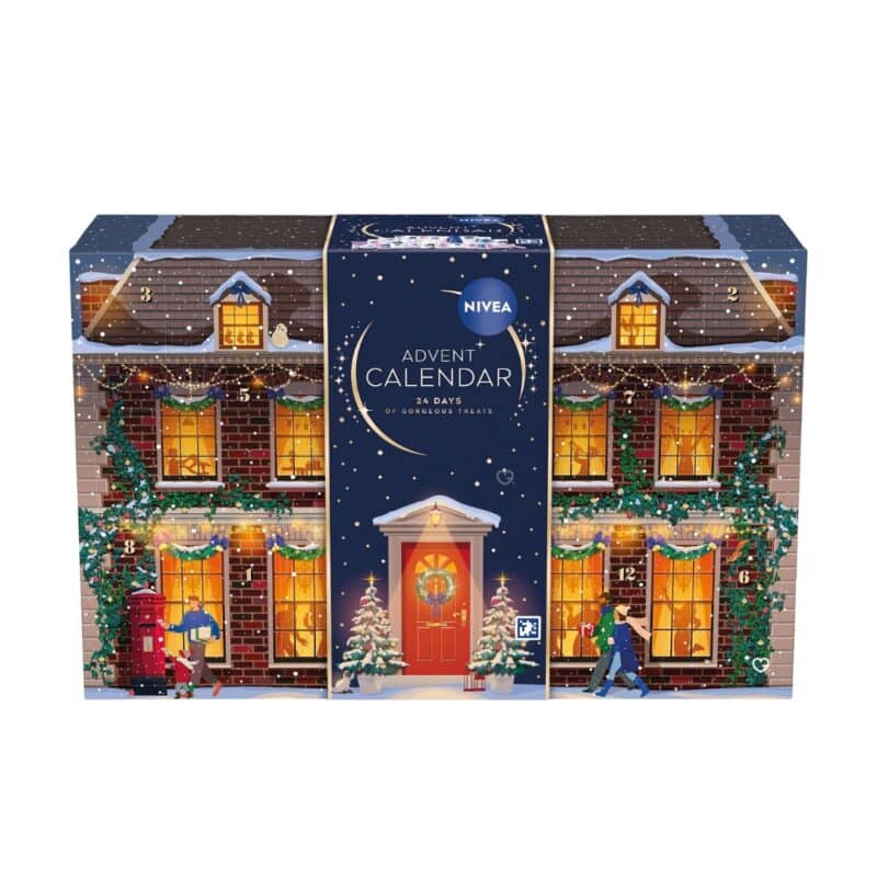 NIVEA Advent Calendar 2026 box on a plain background