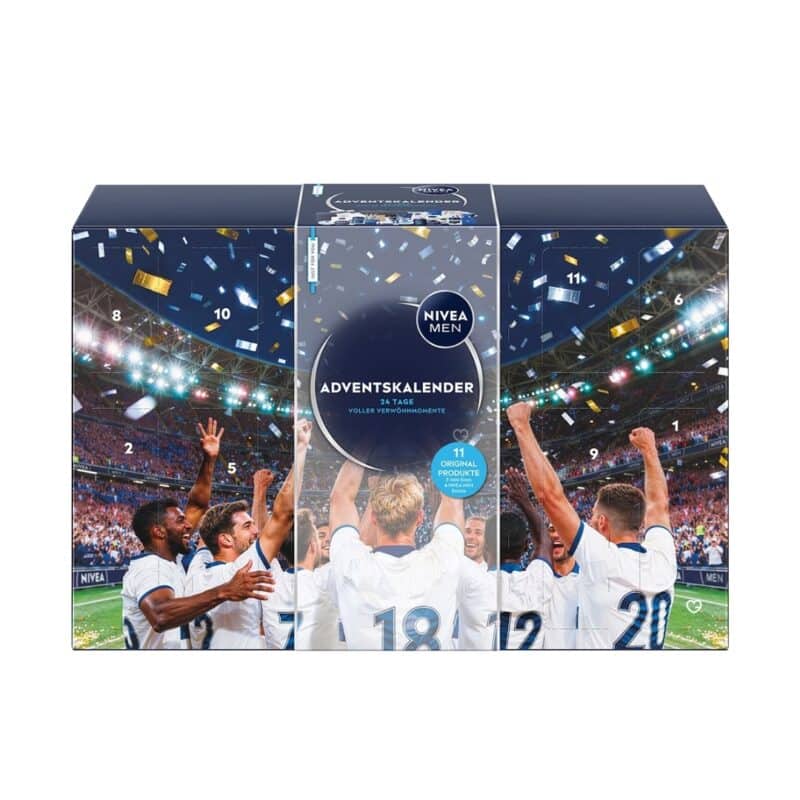 Nivea Men Advent Calendar 2026 box on a plain background