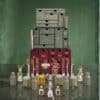 Penhaligon's Advent Calendar 2026 open box with fragrances and lit scented candles