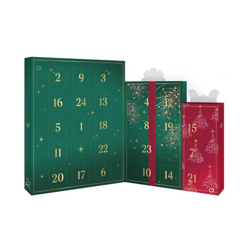 Yankee Candle Book Advent Calendar 2026 three book boxes showing all 24 numbered doors