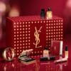 YSL Beauty Advent Calendar 2026 box beside its full-size and mini products