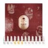 All 24 full-size 2ml ampoules of the Babor Advent Calendar 2026 lined up below the box