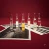 The six Babor concentrate types in the 2026 advent calendar, from Lift Express to Hydra Plus