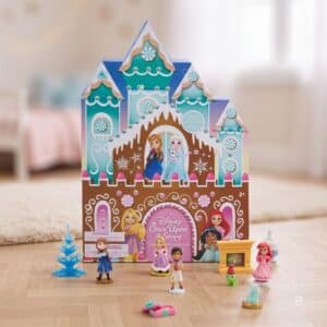 Disney Once Upon a Story Advent Calendar 2026 castle with Disney Princess figures displayed