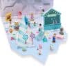Disney Once Upon a Story Advent Calendar 2026 Princess figures and play accessories scene