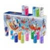 Red Bull Advent Calendar 2026 energy drink cans, one behind each of the 24 doors
