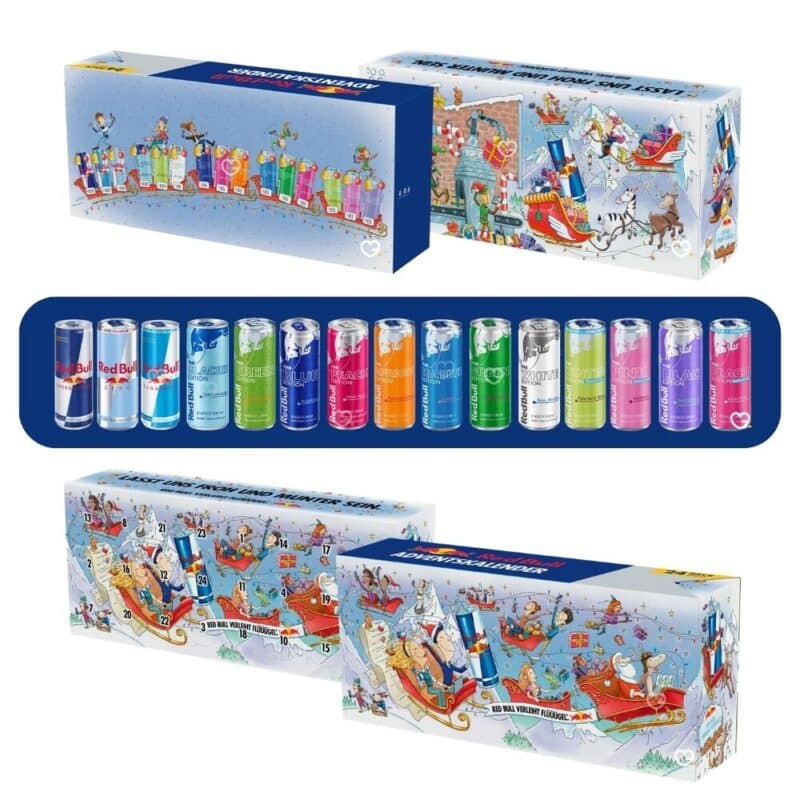 Red Bull Advent Calendar 2026 drinks advent calendar box and cans
