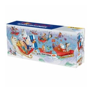 Red Bull Advent Calendar 2026 box closed, the festive 24-door energy drink advent calendar