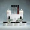 All twelve products inside the Sentier Fragrance Advent Calendar 2026