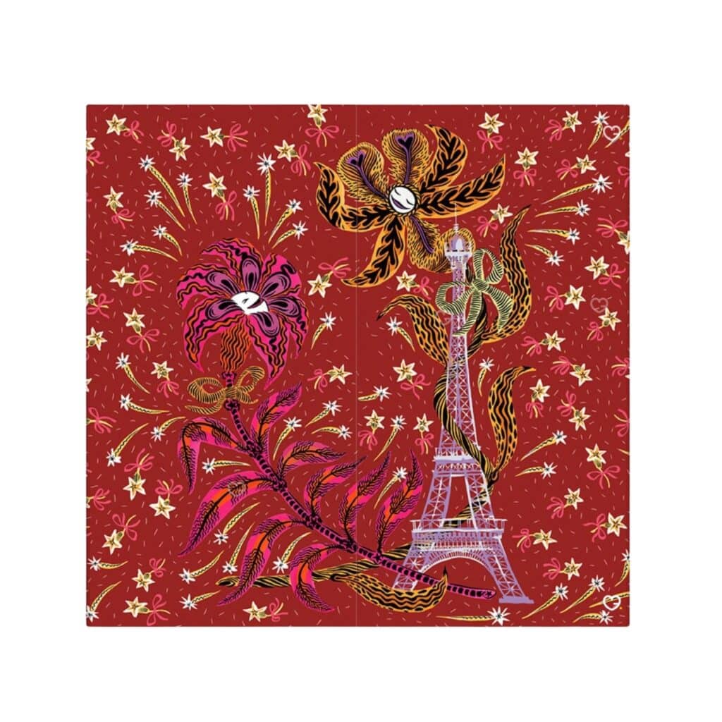 Sisley Paris Advent Calendar 2026 red box with Eiffel Tower artwork by Marie-Victoire de Bascher