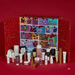 Sisley Paris Advent Calendar 2026 open with its 25 skincare, makeup and fragrance products