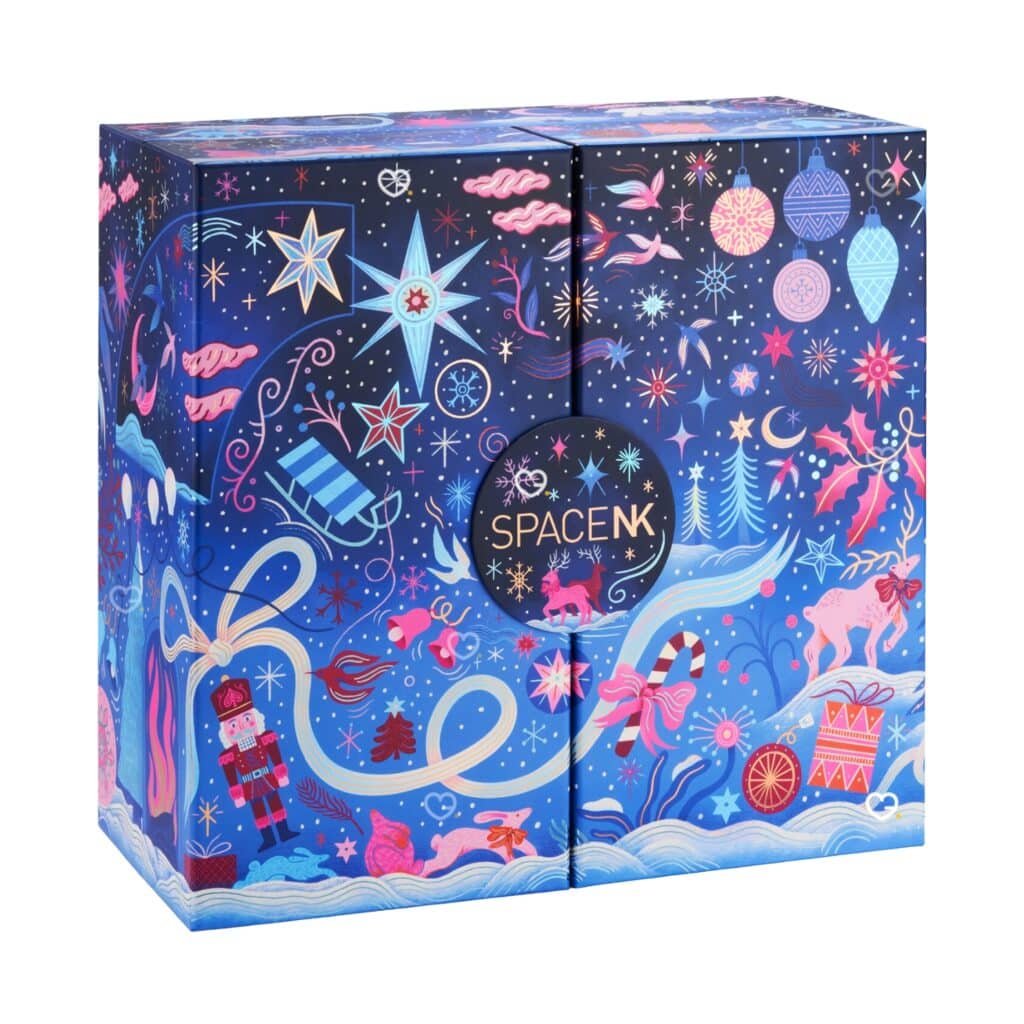 Space NK Advent Calendar 2026 closed box, 25 doors of beauty products worth over £1,200