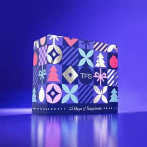 The Fragrance Shop Women's Advent Calendar 2026 on a blue backdrop