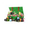 Full contents of the Lush advent calendar 2026, bath bombs shower gels soaps and body care