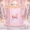 P.Louise 2026 beauty advent calendar carousel in a pink winter palace