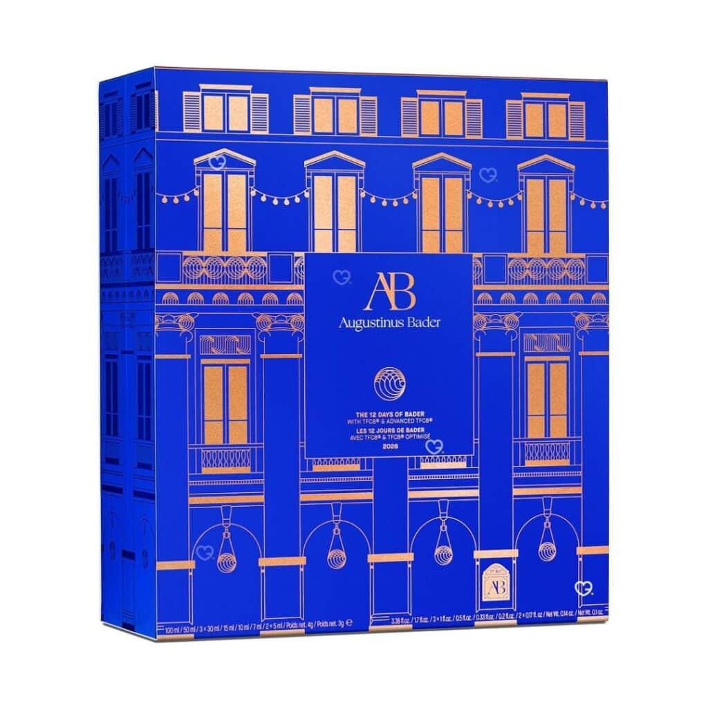 Augustinus Bader The 12 Days of Bader advent calendar 2026 closed royal blue box