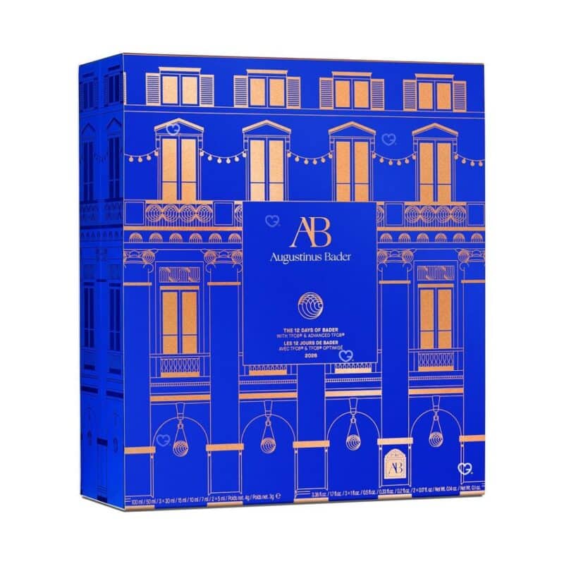 Augustinus Bader The 12 Days of Bader advent calendar 2026 closed royal blue box