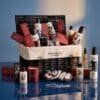 Cowshed Advent Calendar 2026 contents, 24 body care products in the open wicker hamper