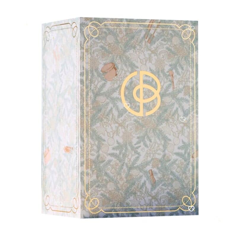 Cult Beauty Advent Calendar 2026 closed box with Victorian botanical design